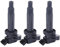Zündspule kompatibel für Toyota Aygo Yaris Citroen C1 Peugeot 107 2005–2014 Zündspulen Pack 19500B1010 Auto Zündspule Pack Ersatz 19500B2040 597088 5970C0 5970C1 900801901901901 5