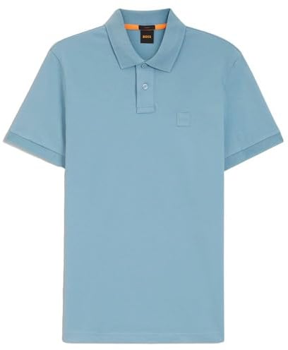 BOSS Men's Passenger Polo Shirt, Light/Pastel Blue, S