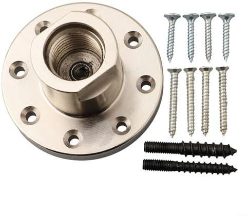 HOHOVYVY Drechselbank Planscheibe Aus Stahl Mit Schraubfutter 75Mm Durchmesser 1X8TPI Holzbearbeitung