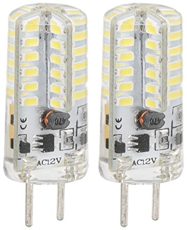 Marhynchus Environmental Bulb GY6.35 48 LED 6000K 3W Bulbo for Spider Table Lamp, 2 Pieces