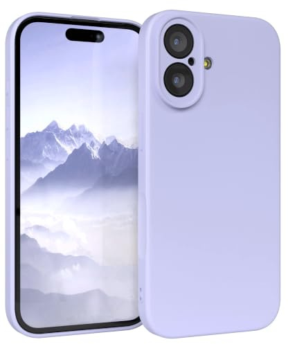 EAZY CASE - Silikonhülle für iPhone 17 Hülle Silikon Case Lila weich stoßfeste Handyhülle Schutzhülle mit Kameraschutz Dünn Premium Schutz Cover TPU Phone Bumper in Pastell Lavendel Blau Matt