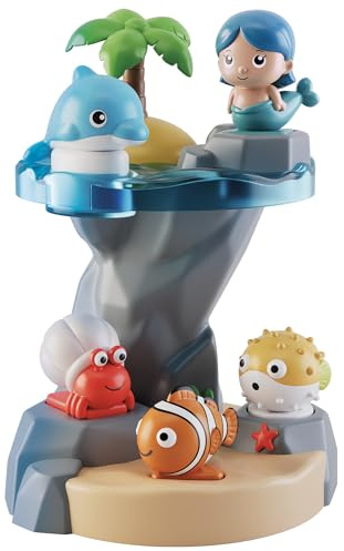 Lisciani - Carotina Baby Happy Logic Ocean Life - Lernspiel für Babys ab 10 Monaten - Steckspiel Meerestiere - Formen- und Logikspiel - Feinmotorik und Hand-Auge-Koordination