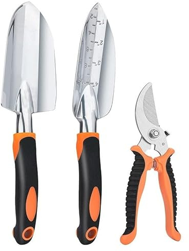 Garden Tool Set, Rustproof Gardening Tool Set - Durable Indoor and Outdoor Tools Perfect Gift for Gardeners, Men and Women