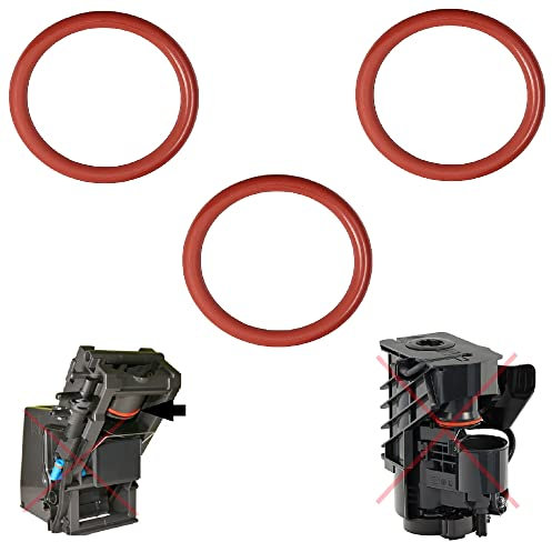 3x Dichtung O-Ringe passend für Bosch Vero Siemens EQ EQ5 EQ6 EQ7 EQ8 EQ9 Serie Neff Gaggenau für die Brüheinheit Brühgruppe Anpresskolben Kolben von Snapworld-Kaffee