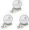 Kofull Golfballmarker Golf Ballmarkierer Mental Hutkappen-Clips, magnetisch, umweltfreundliches Silikon, (3 Stück)