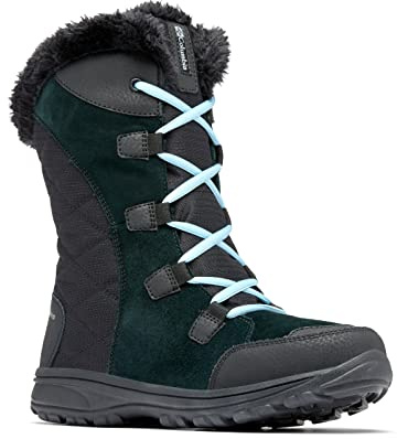 Columbia Women's Ice Maiden Ii Snow Boot, Black, Grey, 6 UK