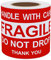Hylabelest 7,6 x 12,7 cm Klebeetiketten mit Aufschrift Do Not Drop Thank You Fragile, 7,6 x 12,7 cm