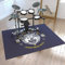 ZXHH Alfombra para batería Tambor Alfombra Alfombras Acusticas Alfombra de Tambor Electrónica de Batería Hombres,Mujeres,Guitarristas 1.2 * 1.6/1.6 * 2M (100% Libre de formaldehído)