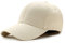 Bakicey Baseball Cap Unisex - Kappe Aus Baumwolle Für Erwachsene, Casual Reine Farbe Baseboard Mütze Verstellbar Für Damen Und Herren (Nicht-Gerade Weiss)