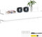 Sezanrpt 91.5cm Klare Lange schwimmende Regale für Wand, Acryl Lange Wand Regal, Wand montierte Regale für Pflanzen, Radio, Funko Pop, Bücher, Bilderrahmen, Uhr, Kosmetik, Toilettenartikel, 2er-Set