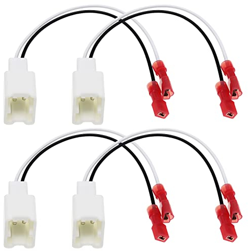 OTOTEC 4Pcs Car Speaker Connector Harness Adapter Replacement 72-7401 Compatible with Nissan Murano/Armada/Cube/Frontier/Juke Speaker Adaptor Wire Cable Connector
