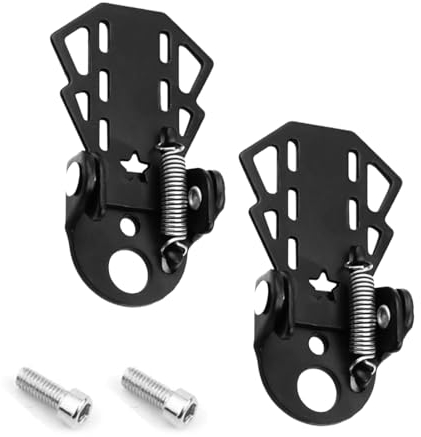 XPEX 1 Paire cale pied velo,Repose Pied Vélo, pedale velo Pédale Arrière Robuste pour Convient aux VTT, vélos, etc Bicyclette Universel