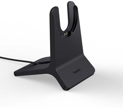 Yealink BHC74 Ladestation für BH74 Bluetooth-Headset & WH68 Hybrid-Kopfhörer, ≤90 Minuten Schnellladung, kein Netzteil erforderlich, keine Headset-Steuerungsfunktion, 1,2 m USB-A-Kabel (nur Ladestatio