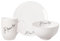 Villeroy & Boch Statement Frühstücks-Set 3-teilig | Je t'aime | Geschirr-Set für eine Person: Henkelbecher (290 ml), Frühstücksteller (21 cm) und Müslischale (14 cm) | Premium Porzellan | Weiß