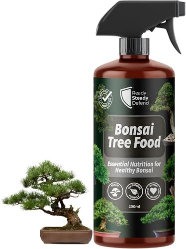 Bonsai Tree Feed Spray 200ml - Natural Bonsai Fertiliser for Vibrant Growth | Bonsai Tree Food for Indoor & Outdoor Plants | Supports Healthy Roots & Lush Foliage | Ideal for Bonsai Tree Care Kits