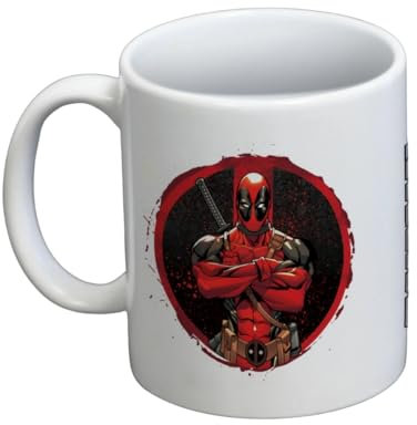 Pyramid International Deadpool (Pose) Tazza bianca in ceramica, 315 ml, taglia unica