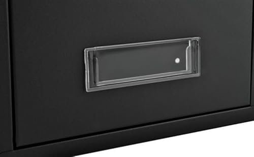 Bl4ckPrint - Name plate cover for letterbox transparent - 65 x 27 mm spare part - replacement plate for letterbox standard unit - replacement protective disc for letterboxes