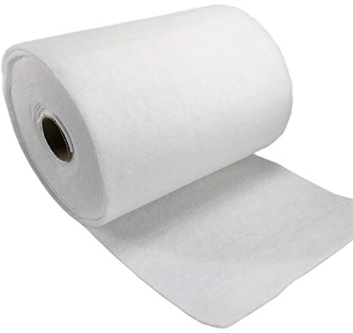 Akozon Filtro Aria in Cotone, 1 Rotolo Bianco 3mm 1x5m per Purificatori d'Aria, Filtri, Lavatrici, Condizionatori, Sistemi di Motori Automobilistici