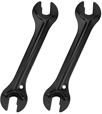 QKURT 2 Stück Fahrrad Nabenschlüssel Kegelschlüssel, 13/14/15/16 mm Fahrrad Reparatur Werkzeug