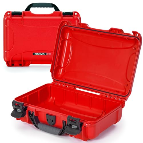 Nanuk 909 Hartschalenkoffer, wasserdicht, Rot