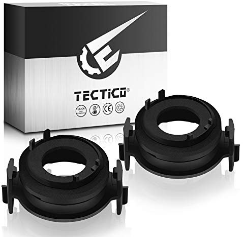 TECTICO H7 LED Adapter Halterung Base Umbau Zubehör Kompatibel mit BMW E46 3-Series 325ci 325i 330ci 330i M3 328Ci 323i usw., 2 Stücke
