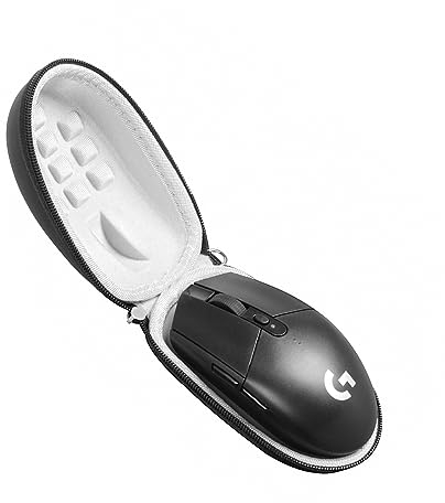 Anleo Hartschalen-Reisetasche für Logitech G305 LIGHTSPEED Wireless Gaming Maus