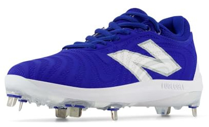 New Balance Women's FuelCell Fuse V4 Metal Softball Shoe, Team Royal/Optic White, 9 M