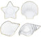 Glass Salad Plates, Dinner Plates, Pasta Dessert Trays for Appetizer, Sushi, Fruit (Set of 4 Pieces)