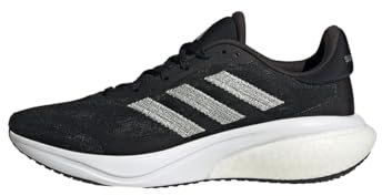 adidas Women's Supernova 3 Running Shoes, Core Black/Wonder Silver/Cloud White, 4.5 UK