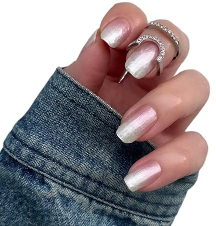 Zaubernägel4Home Nagelfolien 16 Stück, Nailwraps (Babyboomer pearly)