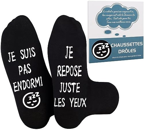 Merclix Chaussette Homme Rigolote 43-46 Humour Idee Cadeau Homme Original Cadeau Anniversaire Homme Cadeau Papa Cadeau Grand Pere Fete des Peres Cadeau Noel Homme Cadeau Rigolo Humoristique