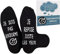 Merclix Chaussette Homme Rigolote 43-46 Humour Idee Cadeau Homme Original Cadeau Anniversaire Homme Cadeau Papa Cadeau Grand Pere Fete des Peres Cadeau Noel Homme Cadeau Rigolo Humoristique