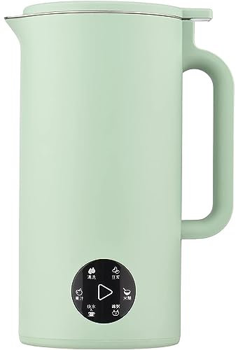HSRG 350Ml Mini Soymilk Maker, Multifunction Automatic Soybean Milk Machine with Stainless Steel and Blade Multi Cooker Mixer, for Rice Paste Baby Food