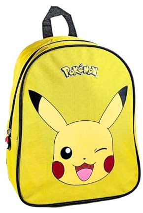 mybagstory Rucksack – Pokemon – Gelb – Kinder – Schule – Kindergarten – Kindergarten – Schulranzen für Jungen – Größe 32 cm – verstellbare Träger – Geschenkidee, gelb, 32 cm