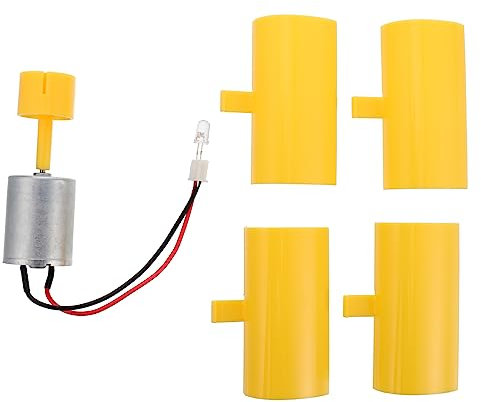 Kisangel Vertikale Windkraftanlage Windgenerator Für Diy-wissenschaftsunterricht Mini-turbinengenerator Vertikalgenerator Mit Led-anzeige Lehrmittel Zur Windenergieerzeugung