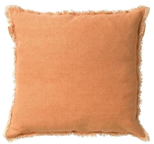 Dadeldo Living & Lifestyle Kissen Dekokissen 45x45cm braun Burto Baumwolle Dekoration