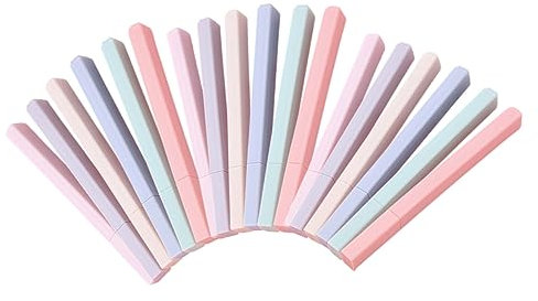 SEWACC 3taschen Studenten Highlight Marker Multifunktionale Tragbare Farbige Textmarker Für Notizen Journaling Und Zeichnen Zufällige Farben Pro Tasche Für Schule Und Büro