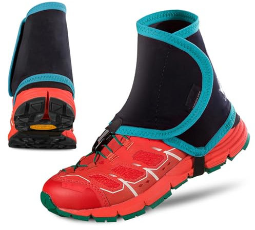 Gamaschen For Wandern, Leichte Gamaschen For Klettern, Zubehör For Outdoor-Fahrradbekleidung, Schützen Den Knöchel Beim Wandern Im Schnee In Den Bergen, Skifahren, Spazierengehen, Klettern(Green)