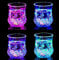 3pcs/4pcs Coupe Lumineux à LED Multicolores 200ml Verre à Boire Lumineux Changeant de Couleur Gobelet Lumineux Automatique Cadeau Noël Anniversaire idéal pour Whisky Discothèque Bar Clubbing (4pcs)