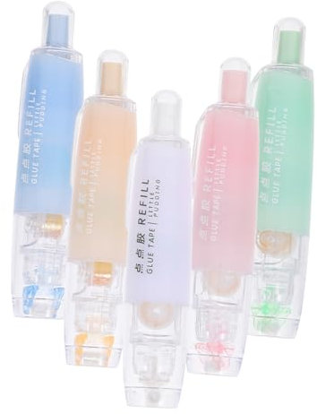 HAPINARY 5pcs Diy Craft Glue Pens High Viscosity Glue Stick Pens Fine Nibs for School Office and Home Projects