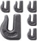VEVOR Traktor-Eimerhaken 7,93mm, 3/8 Zoll, robuster Anschweißhaken, G70-geschmiedeter Stahl, 6er-Set, Greifhaken, kompatibler schweißbarer Abschlepphaken, für Kran, Kettenzug, Gabelstapler, 6803,88kg