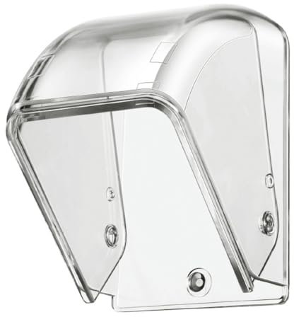 Kayfg Türklingel Regenschutz Outdoor Transparente Wasserdichte Abdeckung Transparente Outdoor Funkklingel Box Schutz Vor Regen