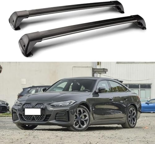 CMQISHAN Dachträger Für BMW i4 Gran Coupe 2022 2023 2024 Gepäckträger Bar Relingträger Top Dachträger Relingträger.,B