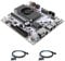 CWWK NAS Motherboard 8 Bay with 10GbE RJ45, N150 CPU Mini ITX PC Mainboard White M8, 2 x NVMe, Dual 2.5GbE LAN, M.2 WiFi, USB-C, DDR5 NO RAM/SSD, PCIe x1, TF (2x 4-SATA Cable)