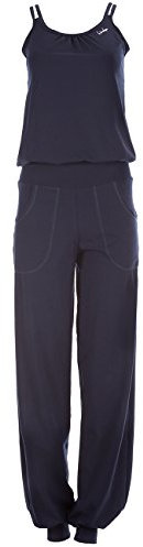 Winshape Damen Jumpsuit WJS1, Fitness Freizeit Sport Yoga Pilates, Night-Blue, XS