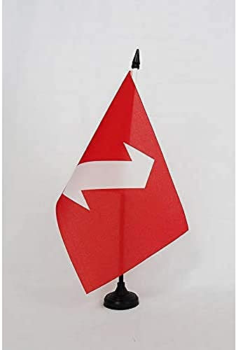 AZ FLAG - Tischflagge Zaza Von Türkei - 21x14 cm - Zazalar Tischfahne 14 x 21 Cm - Flaggen