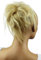 CAISHA Jumbo Haarteil Haargummi Dutt Flora Hochsteckfrisuren Brautfrisuren Natürlich Gewellt Unordentlich DM17cm Hellblond G26F