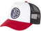 Deus Trucker Cap Pill DMF77758-RNV-OS Rot Dunkelblau, Size:ONE Size