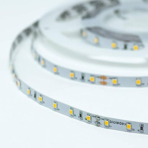 Bioledex LED Streifen 24V 12W/m 60LED/m 2700K 5m Rolle warmweiss