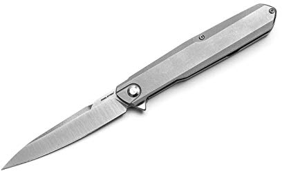 Real Steel Unisex – Erwachsene S5 Metamorph Flipper Taschenmesser, Grau, 20.7